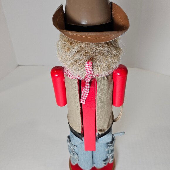 Clever Creations Cowboy 12 Inch Traditional Wooden Nutcracker Christmas Decor - Picture 5 of 9